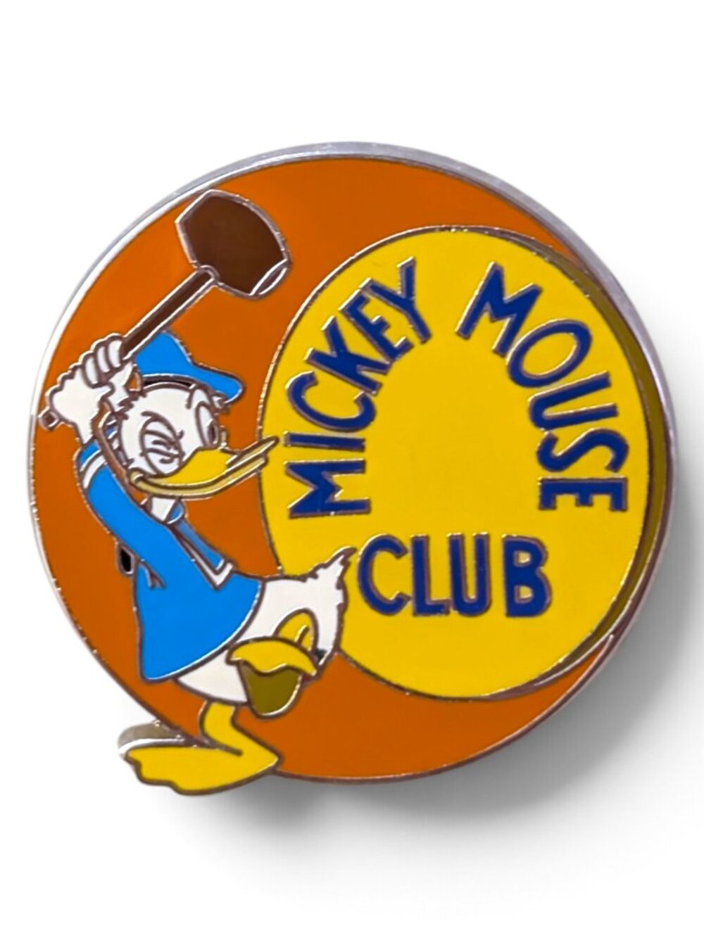 Donald Duck Disney Pin: Mickey Mouse Club Gong